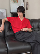 ミイノアジャストストライプスラックス
