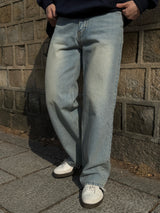 リーフデニムパンツ