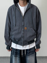 Cb Patch Work Hooded Jumper