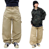 Semi-Wide Patch Carpenter Pants