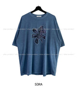 Flower Patch Pigment Short Sleeve T-shirt