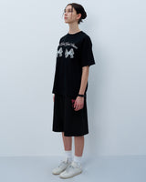 ツインリボンTシャツ　ブラック