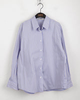 Kalo striped overfit long sleeve shirt