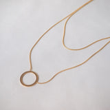 Selina Hoop Layered Necklace
