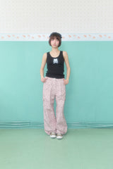 KIRI SKULL SLEEVELESS TOP (BLACK)