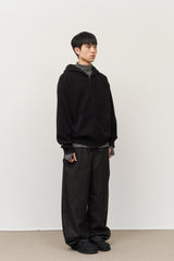 ローカルステッチニットジップパーカー