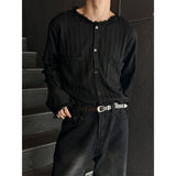 [F/W] タッセルカッティングシャツジャケット(2color)