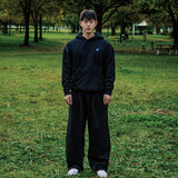 MVR PATCH LOGO SLEEK HOODIE SWEATSHIRT BLACK