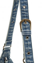ODDシグネチャーデニムショルダーバッグ / ODD Signature Denim Shoulder Bag 