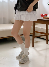 WTフリルカンカンスカートパンツ (4color)