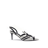 Colorful Bridge | F1 racing series designer sports high heels pointed women's sandals