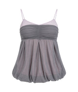 Neri Contrast Mesh Blouse
