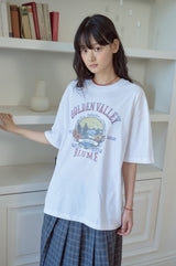 26SS★ Valley Garden White Short Sleeve Tee