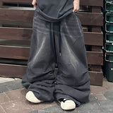 panel denim carpenter pants