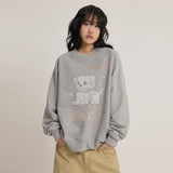 Vintage GOOREUM Drawing Raglan Sweatshirt