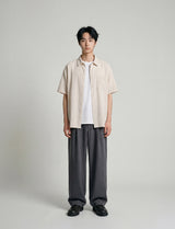 26SS★ クリーンワンタックバンディングワイドスラックス