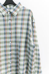 クールチェックユニセックスシャツ(2colors)