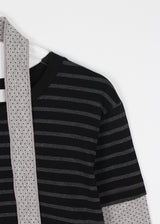STRIPE DOT LAYER TEE