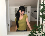 Yuel Ribbed Short Sleeve T-Shirt