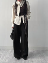 Ale Wrap Knit Bustier