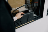GATHERED BAG BLACK