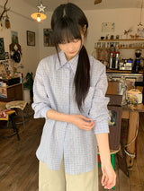 ハミリベーシックポケットチェックロングスリーブシャツ