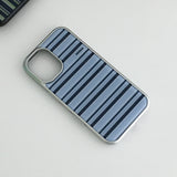 silver cool stripe case (sky blue)