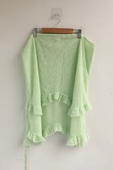 airy chiffon layered skirt