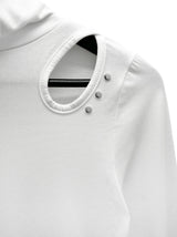 Drop Stud Slit Polar Tee