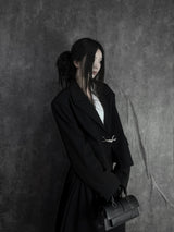 ボールドバックルクロップジャケット (unisex)