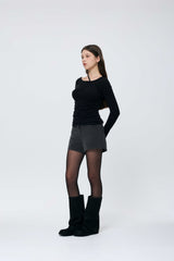  SILEN CORDUROY MICRO PANTS / CHARCOAL