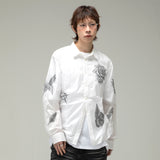 GS006 Tattoo See-Through Shirt (WHITE)