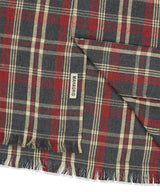 CUT OFF FLANNEL CHECK SHIRT