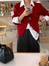 Pomer Basic Button Cardigan / 7 colors