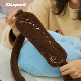 Cute sweet bow strip neck pillow