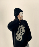 テリーフリースサイドピンタックインシジョンストリングワイドパンツ