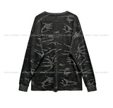 Tiff Damage Camo Waffle Sweatshirt