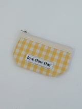 lss basic pouch (S size) _check yellow
