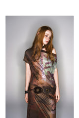 2025 Spring/Summer New Botanical Printed Loose Dresses
