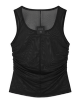 [mnem] メッシュレイヤータンク (black)