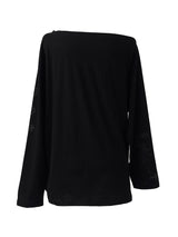 tattoo shirring long sleeve T (2color)