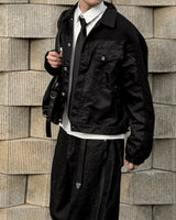 Duron Nylon Knit Trucker Jacket
