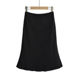 Prepy Midi Flared Skirt