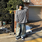 オーバーサイズビンテージカラー長袖Tシャツ