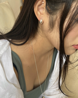 グローブピアス (シルバー)