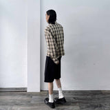 Structural Overlap Wide Shorts
