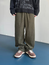 Twill Basic Golden Wide Pants 7C