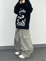 flag knitwear zip-up
