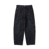 Cargo denim work pants / Deep Indigo