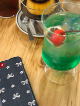 リボンデニムハードケース